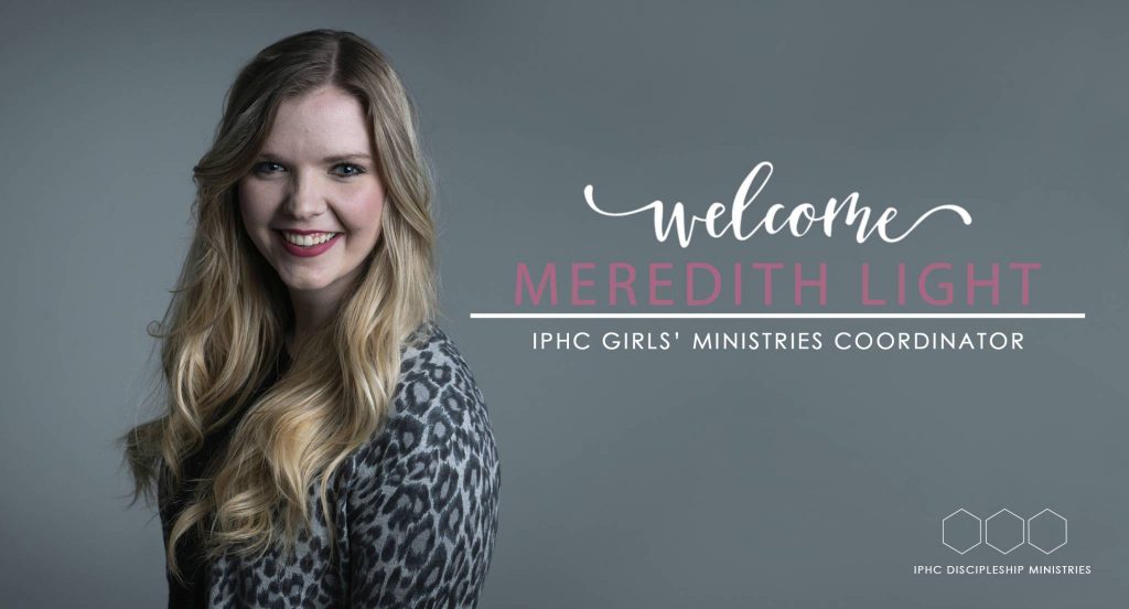 Meredith Girls Ministries Welcome Graphic