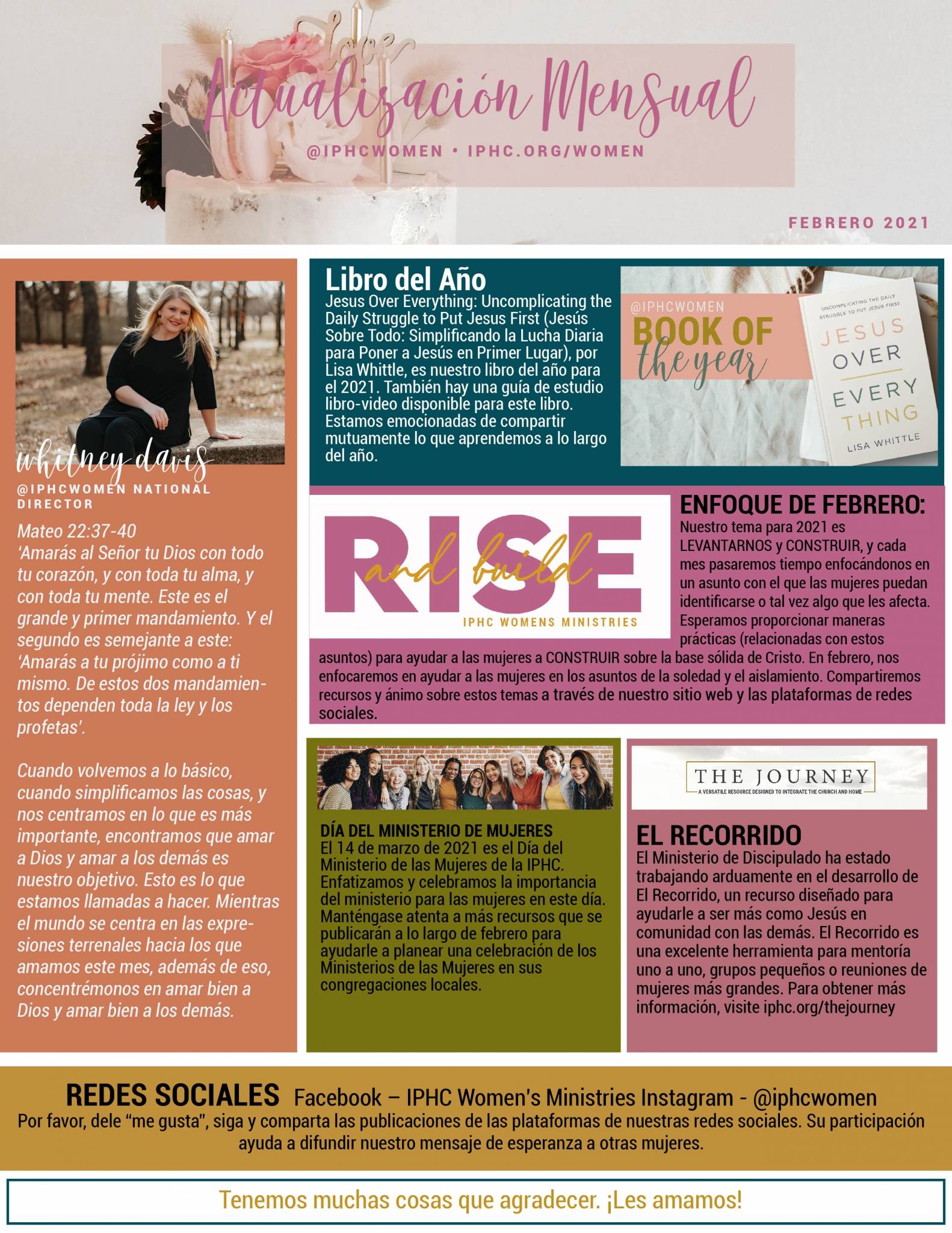 Women's Ministries Monthly Newsletter- February 2021 - IPHC ...