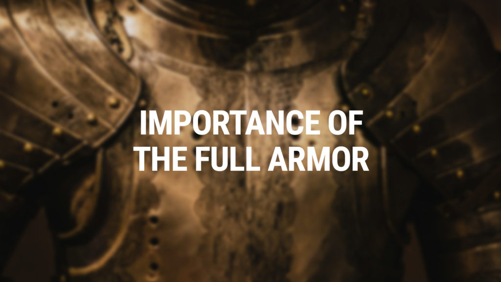 article image for Importance of the FULL armor