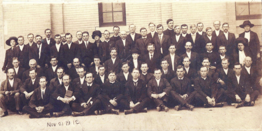 November 21 1912 S.D. Page J.H. King A.H. Butler T.J. McIntosh and others (large group photo)