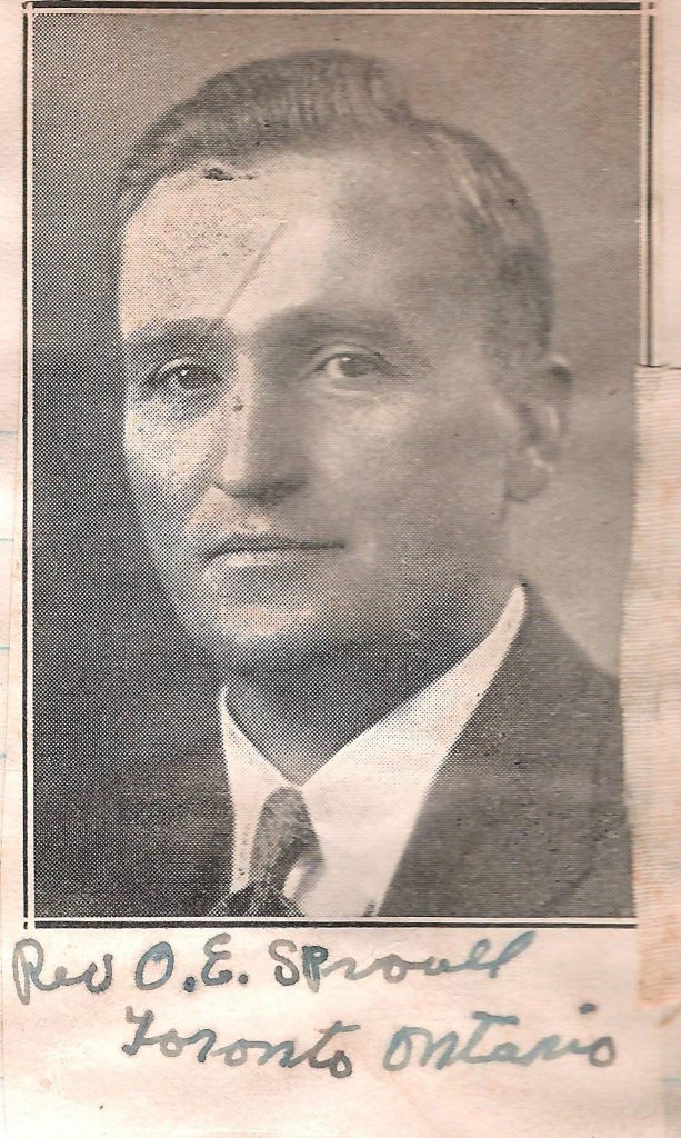 Rev. O.E. Sproull