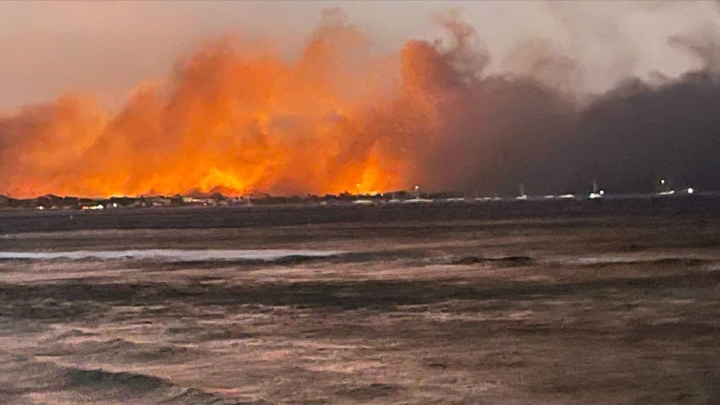 Skynews lahaina maui wildfire
