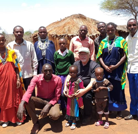 A group of church members in Tanzania