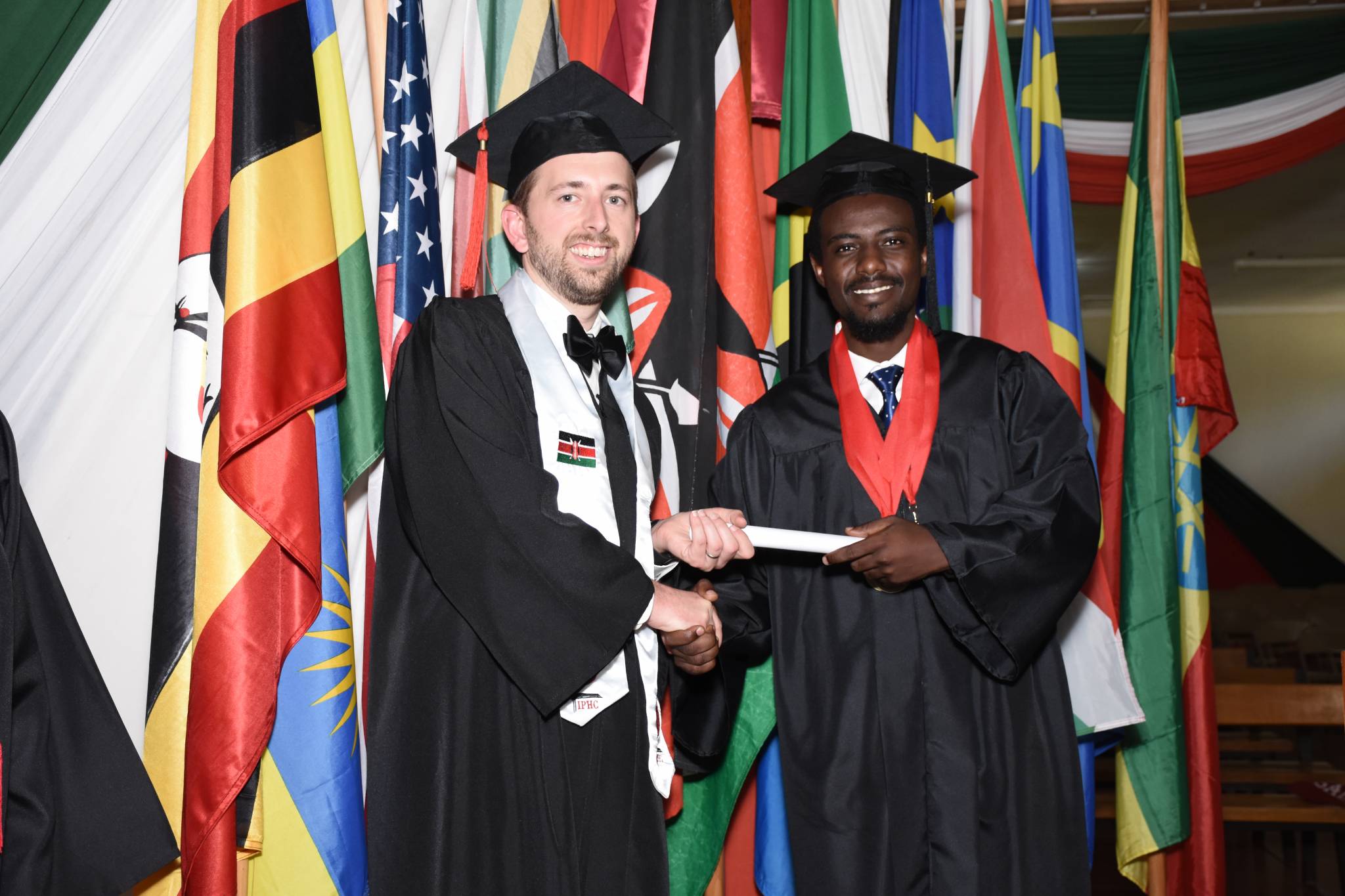 Kevin and Graduate at EABC Graduation