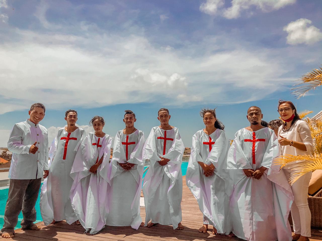 New Believers Baptism in Bali, Indonesia