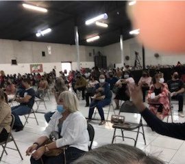 Socially Distanced Church Service in Mexico