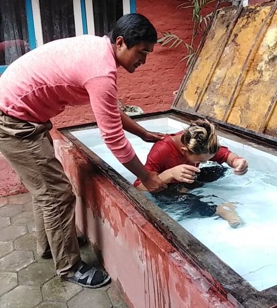 Baptism in Nepal