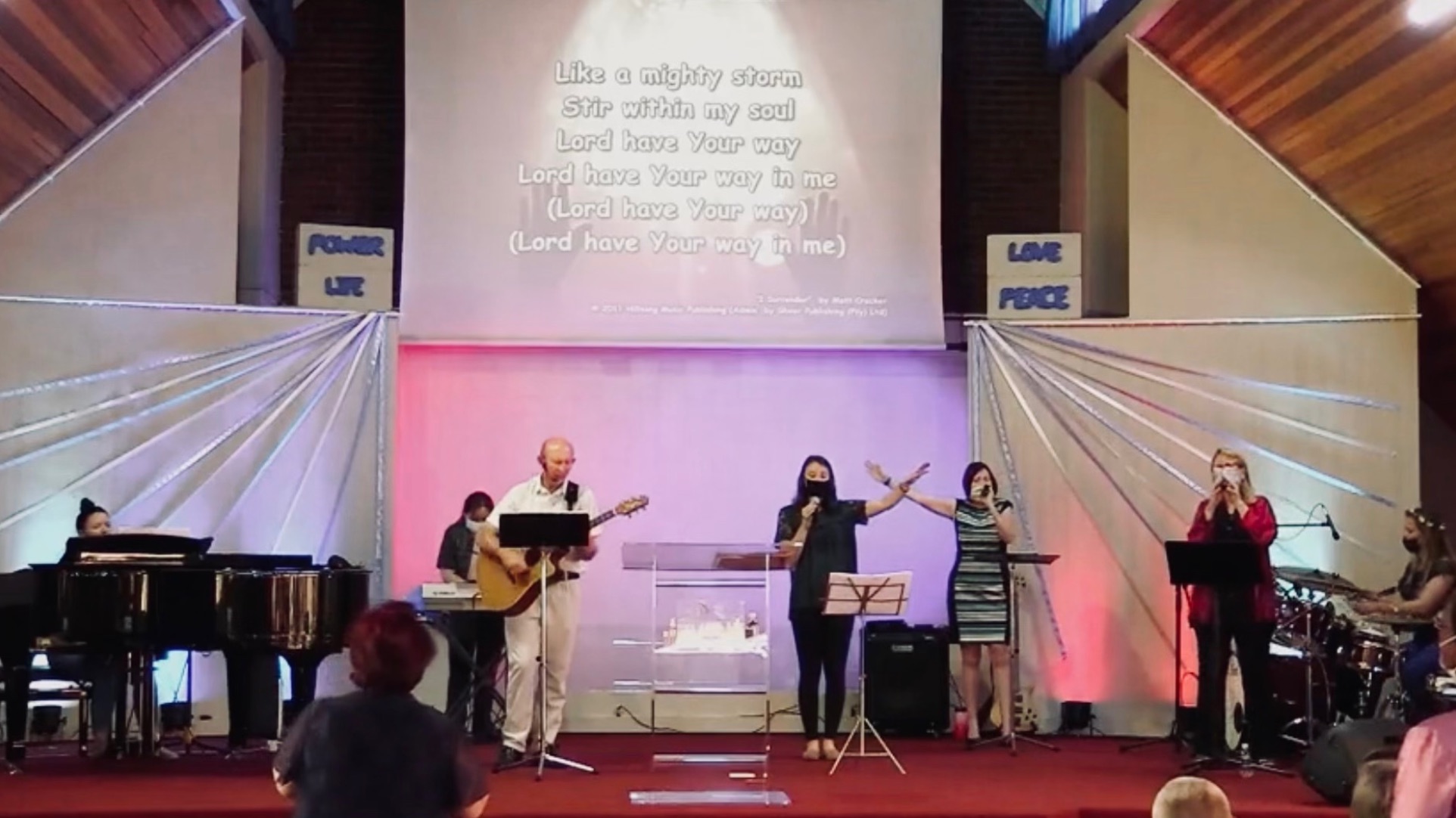 Whitney Browning Leading Worship in Southern Africa