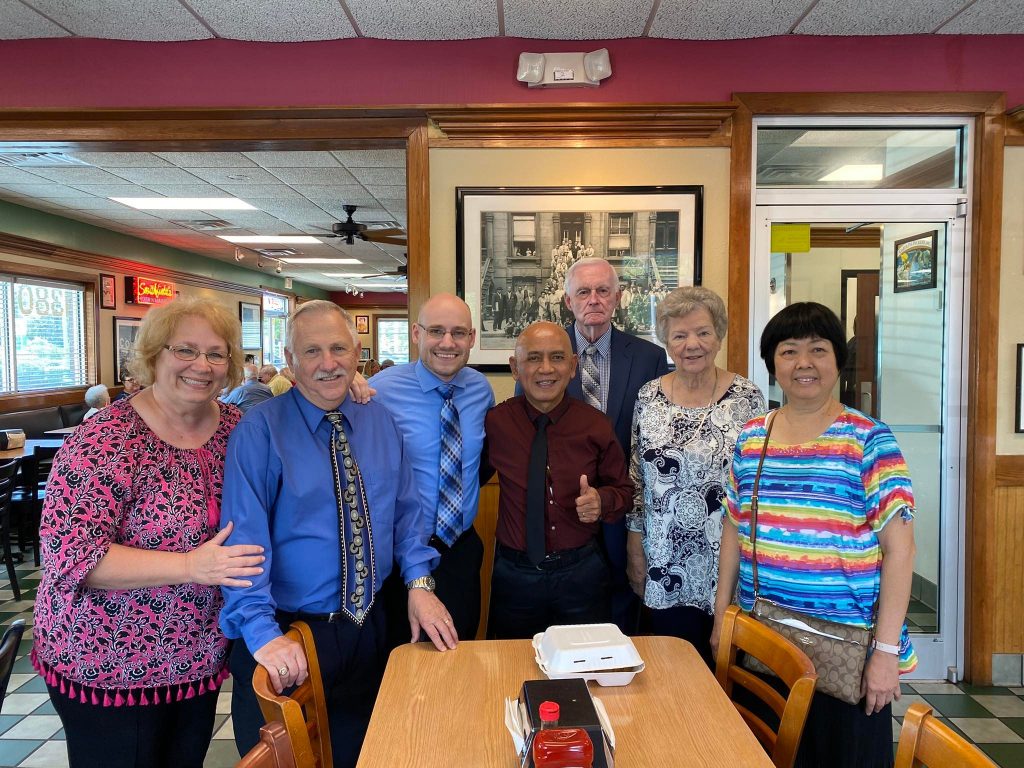 Albert & Jiep with Ptr. Stanley King & members of St. Matthew