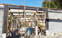 Construction of the New Church in Rodrigues