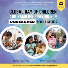 Global Day of Children and Families Praying for Unreached People Groups flyer