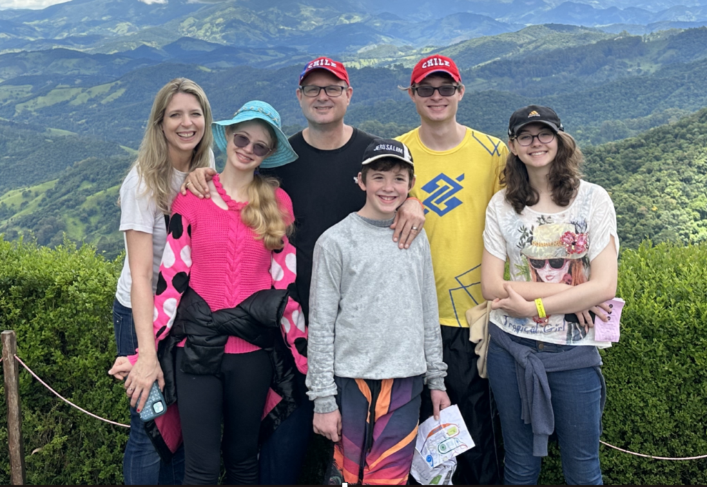 The Helland Family in Brazil
