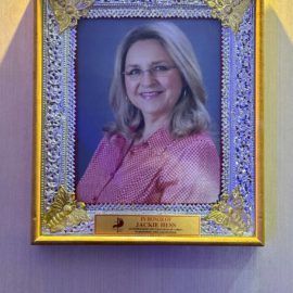 Framed image of the late Jackie Hess.