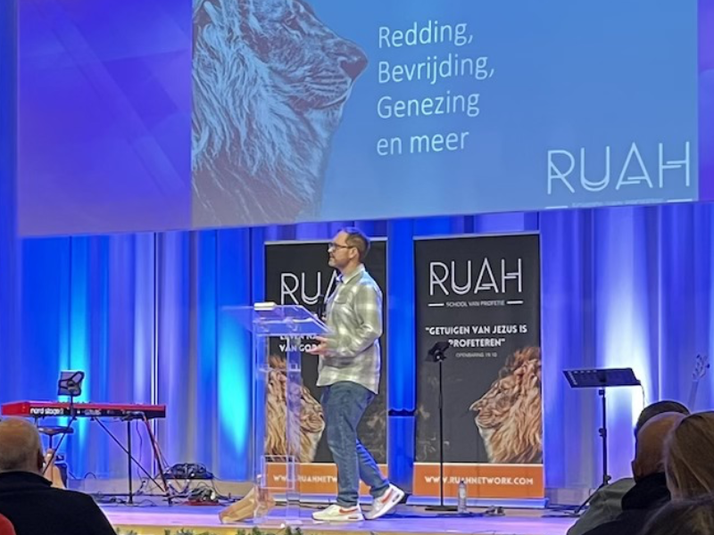 Matthew speaking at RUAH