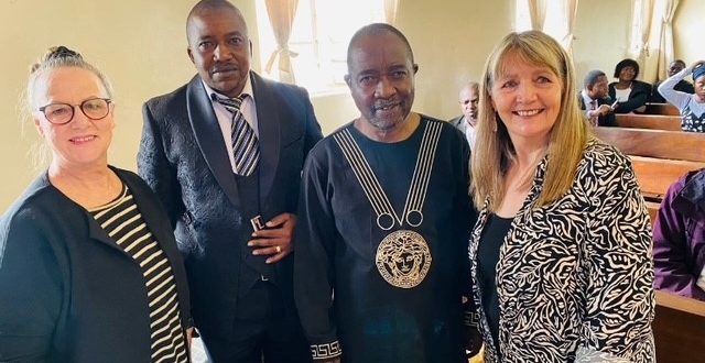 The leadership team in Zimbabwe.
