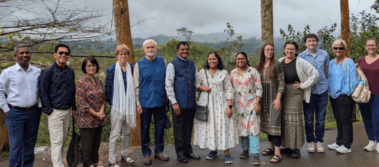 The medical team posed for a group picture in Sri Lanka.