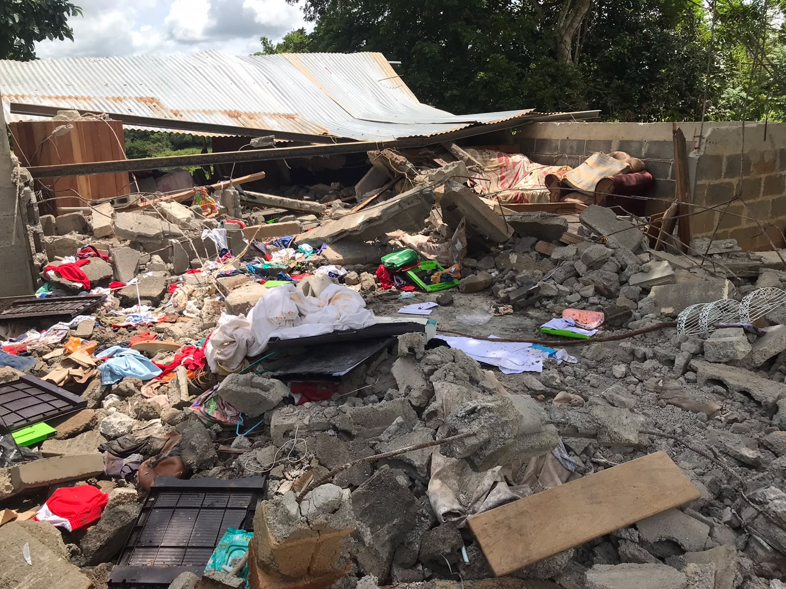 rubble from home