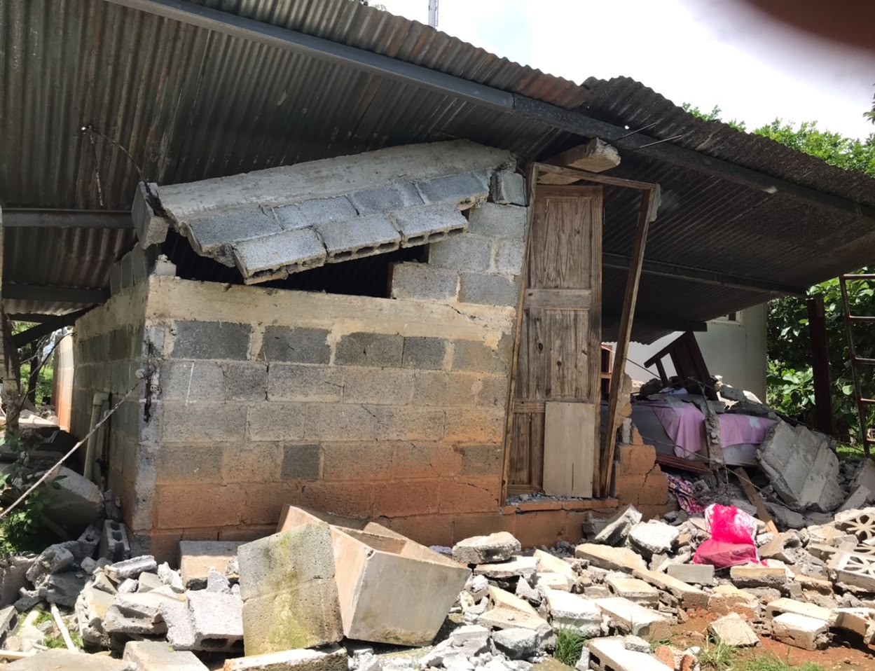 Rubble from home