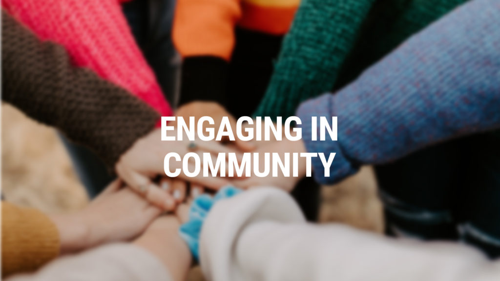 article image for Engaging In Community